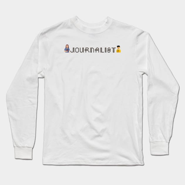 Adventures of a Journalist Long Sleeve T-Shirt by RianSanto